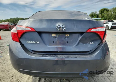 2016 Toyota Corolla L из США, поврежденный, VIN 5YFBURHE3GP541352